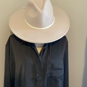 Elegant Cream Women's Fedora Hat